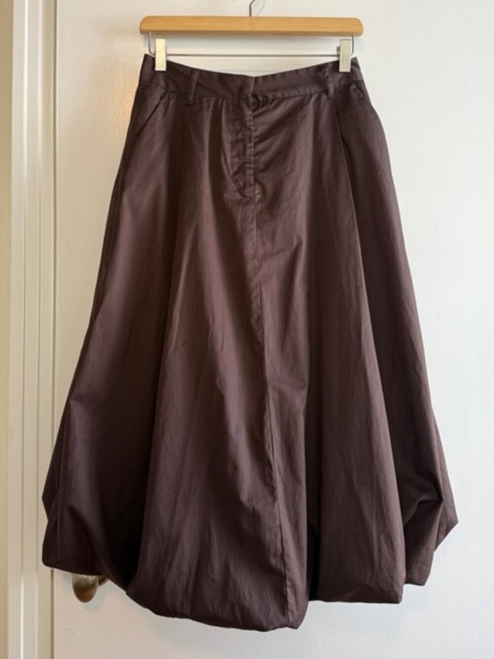 Cotton Balloon Midi Skirt Size XS